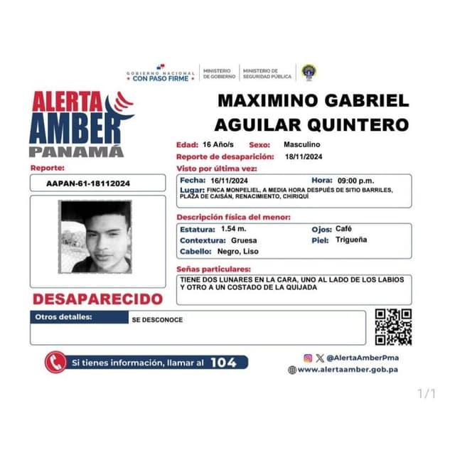 MAXIMINO GABRIEL AGUILAR QUINTERO