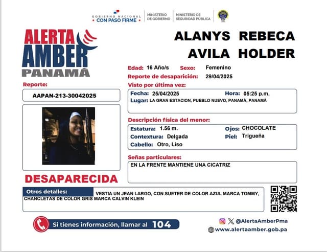 ALANYS REBECA AVILA HOLDER