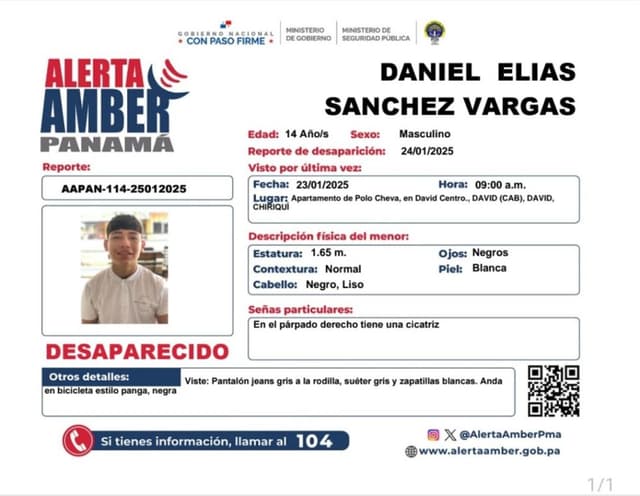 DANIEL ELIAS SANCHEZ VARGAS