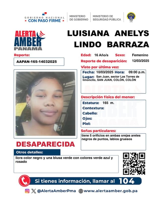 LUISIANA ANELYS LINDO BARRAZA